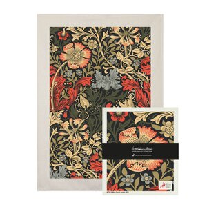 Citronelles William Morris set kökshandduk & disktrasa Compton blue