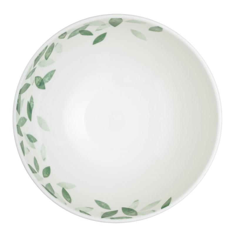 Denby Greenhouse skål 14 cm vit/grön