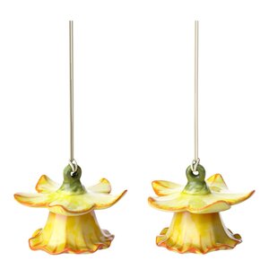 Villeroy & Boch Mini Flower Bells hängande pynt 2-pack gul