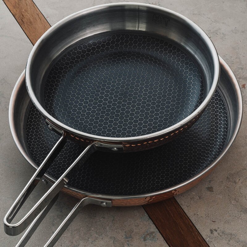 Vargen & Thor Mjölner YB stekpanna 2 delar 28+22 cm koppar