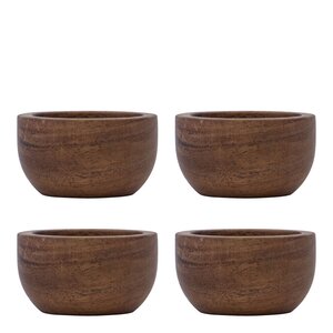 House Doctor Wood äggkopp 5x3 cm 4-pack natur