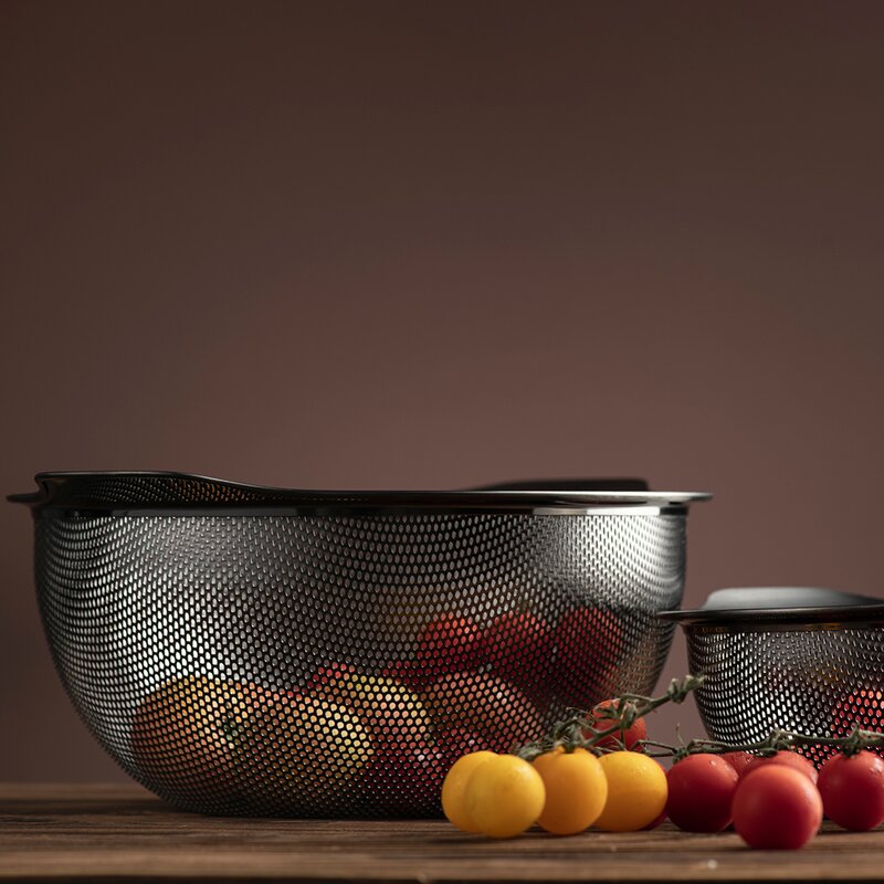 Modern House Basis durkslag 24 cm gun metal