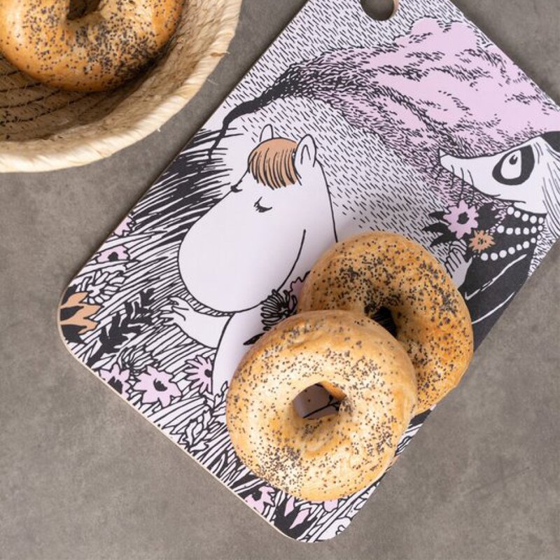 Muurla Mumin skärbräda/serveringbricka 21x31 cm sommarnatt