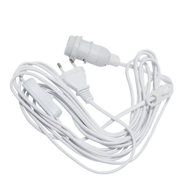 Star Trading Basic Sladdställ E14 5 m Vit