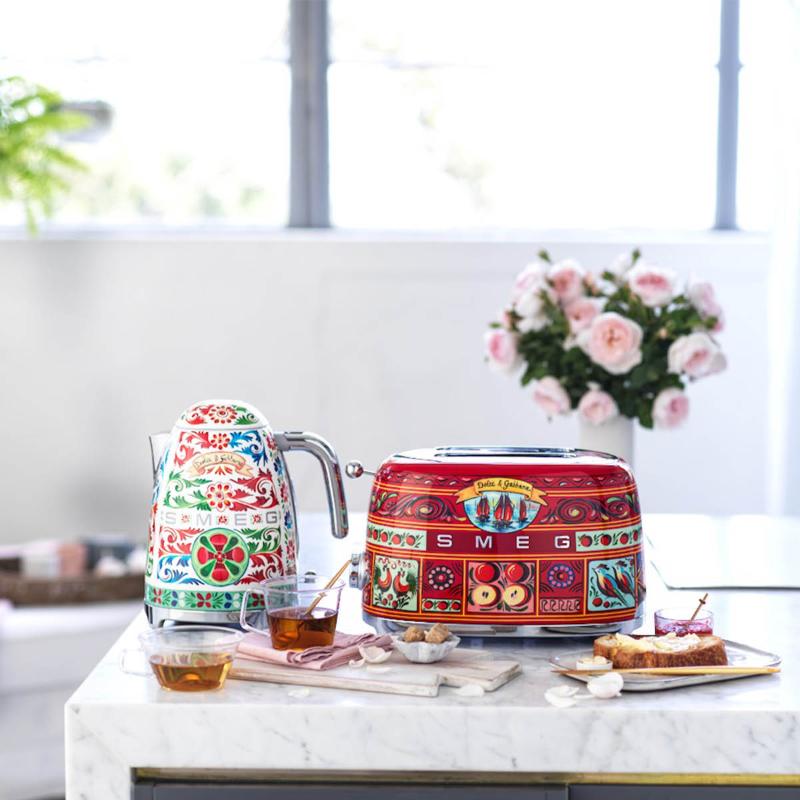 SMEG Brödrost 2 skivor TSF01 Dolce & Gabbana
