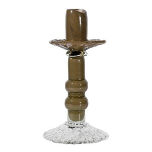 ByOn Lara S ljusstake 22 cm grön/klar