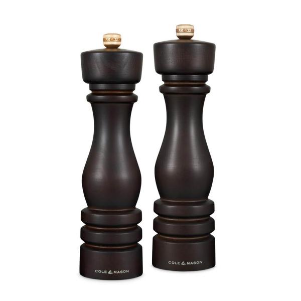 Cole & Mason London Salt- och Pepparkvarnset 22 cm Brun