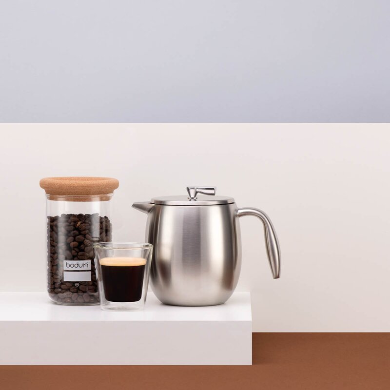Bodum Columbia Kaffepress Dubbelväggad 4 koppar 0,5 L Matt Krom
