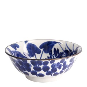 Tokyo Design Studio Wa Mixed bowls skål iris 20,5 cm blue/white