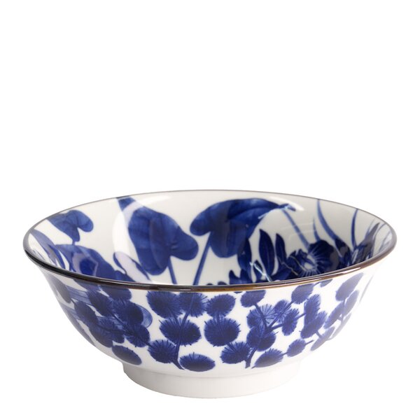 Tokyo Design Studio Wa Mixed bowls skål iris 20,5 cm blue/white