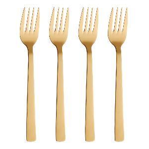 Aida RAW Matgaffel 4-pack Guld