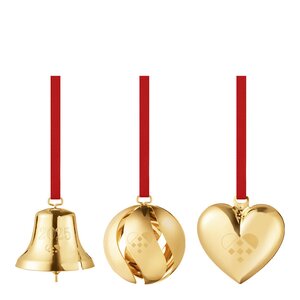 Georg Jensen Jul 2025 julhänge 3 delar guld