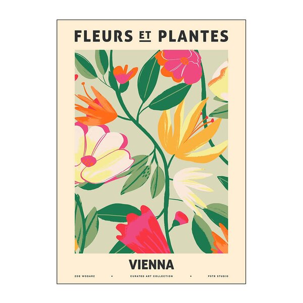 Pstr Poster & Frame, PSTR Studio poster 30x40 cm zoe fleurs et plantes ...