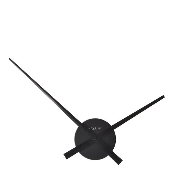 NeXtime Hands väggklocka med siffror 48 cm svart