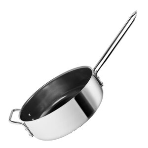 Eva Trio Stainless Steel sautépanna 24 cm keramisk Slip-Let® beläggning