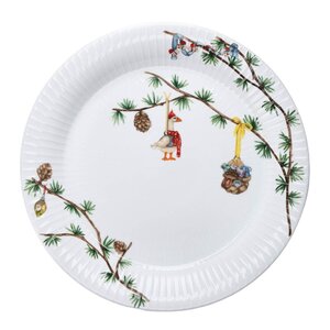 Kähler Hammershøi Christmas tallrik 27 cm vit med dekor