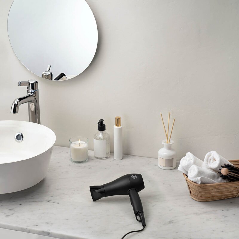 OBH Nordica Artist Dry & Go hårfön hopfällbar 1100 W svart