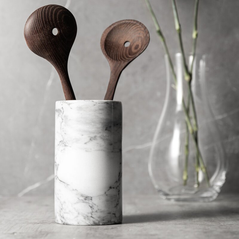 Stiernholm Marmor redskapshållare 17 cm vit