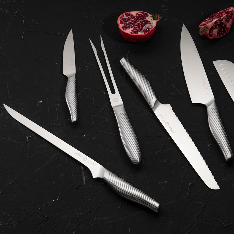 Anders Petter Trancherset 2 delar borstat stål