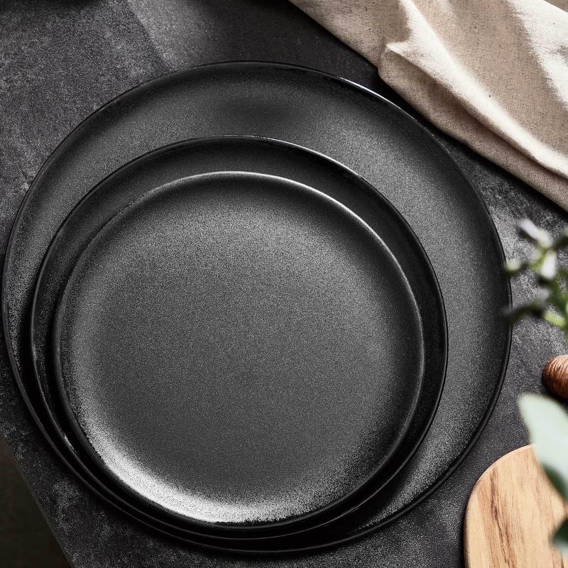 Aida Raw Tallrik 23 cm Titanium Black