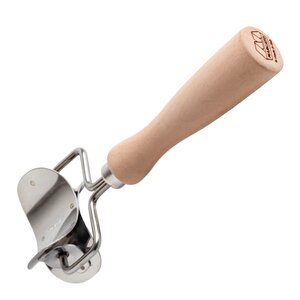 Marcato Rund pastaskärare 5,4 cm rostfritt stål/trä