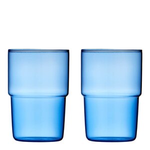 Lyngby Glas Torino Dricksglas 40 cl 2-pack Blå