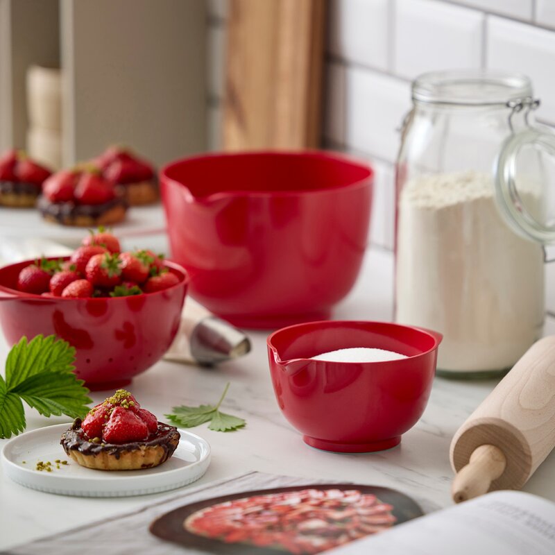 Rosti Margrethe skål 3 L röd