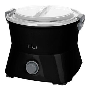 Haws Elektrisk potatisskalare och salladslunga svart