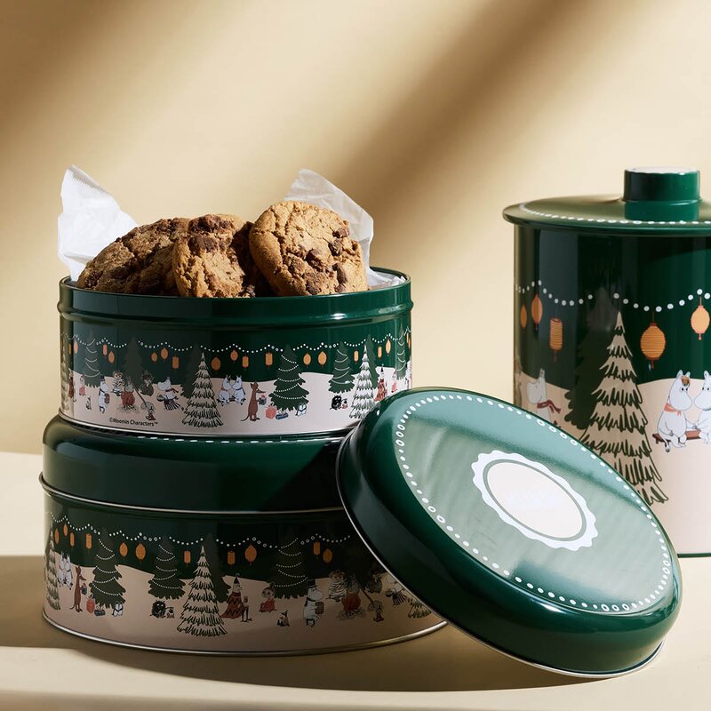 Stiernholm Mumin kakburk 2-pack grön