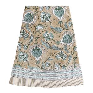Chamois Pomegranate rund duk 220 cm beige