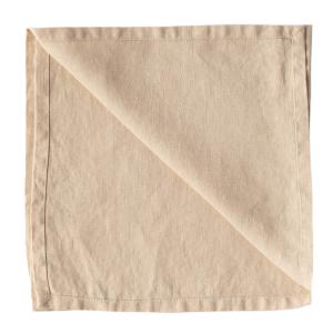 Tell Me More Linneservett 45x45 cm sand linen