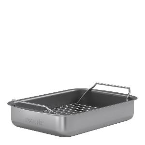 Eva Trio Professional Långpanna med galler 26x19 cm Grå