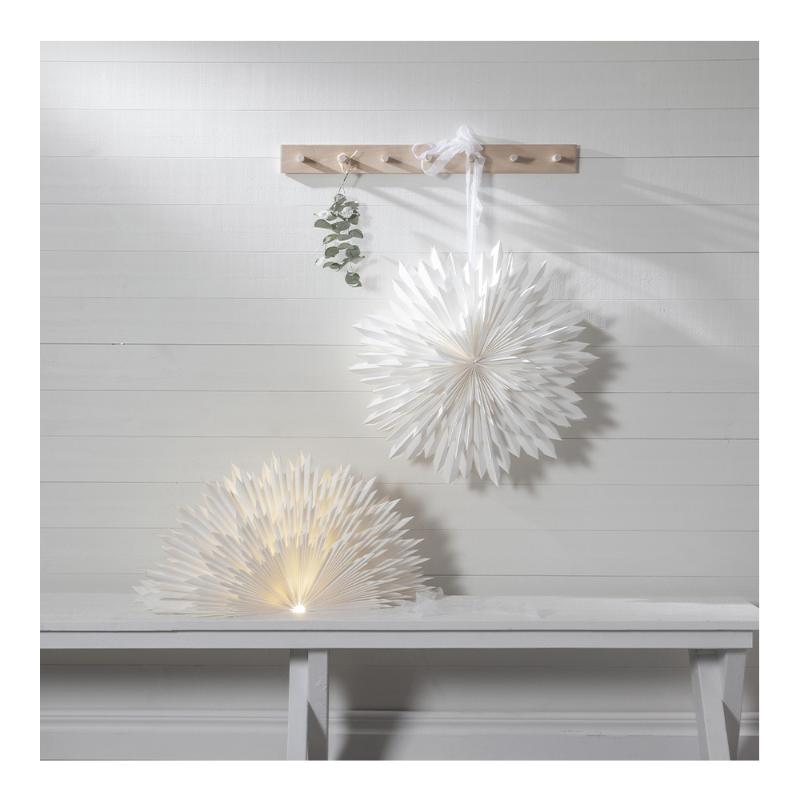 Star Trading Ice Julstjärna 50 cm Vit