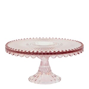 GreenGate Everyday Alice tårtfat 20 cm pale pink