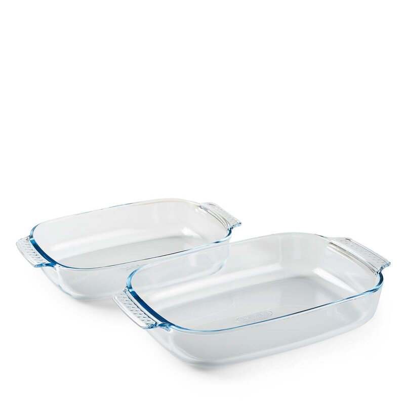 Pyrex Ugnsform set 2 delar glas