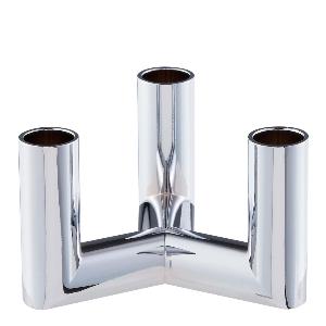 Uyuni Lighting Matrix Ljusstake 3--armad 7,5 cm Silver