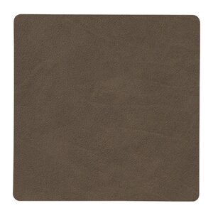 LIND DNA Nupo Square Glasunderlägg 10x10 cm Caviar