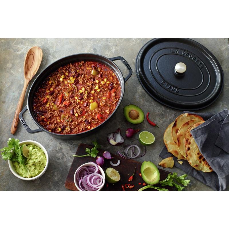 Staub La Cocotte oval gryta 5,5L svart