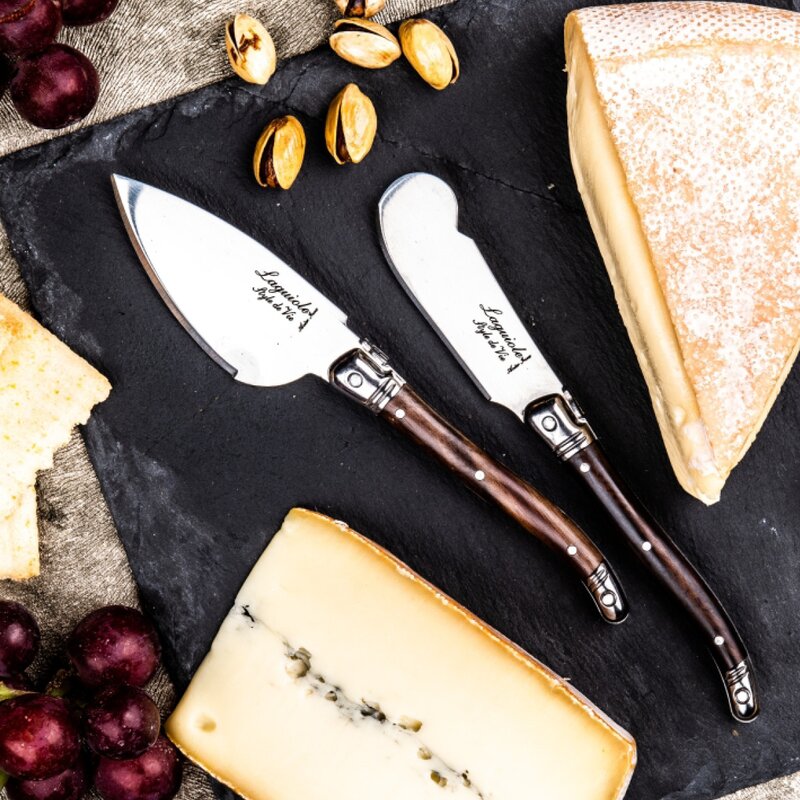 Laguiole Style de Vie Ostknivar 3 delar Dark wood