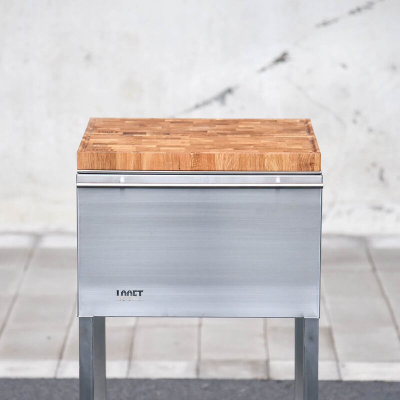 Looft Skärbräda integrerbar utekök 25x50 cm ek