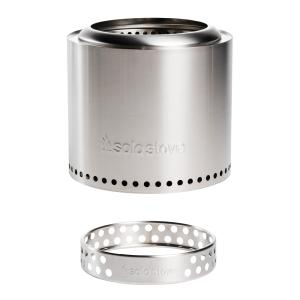 Solo Stove Ranger + stand 2.0 rökfri eldstad 38x41,5 cm silver