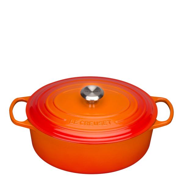 Signature Gjutjärnsgryta oval 31 cm 6,3 L volcanic