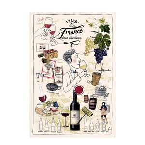 Maison Vivaraise Kökshandduk 48x72 cm Crus d-excellence