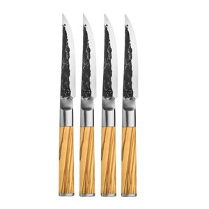 Forged Grillbestick kniv 24 cm 4-pack Olive