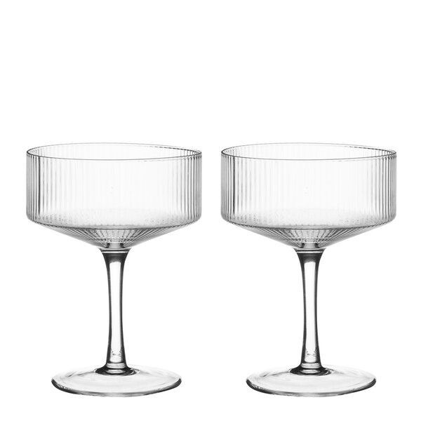 Maku Cocktailglas 20 cl 2-pack räfflad