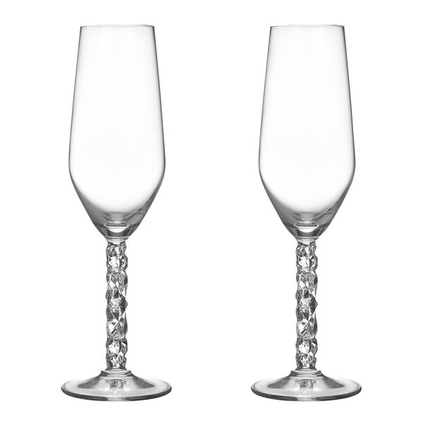 Orrefors Carat Champagneglas 2-pack