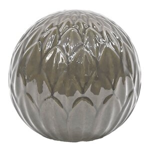 GUS Design Blomma dekorboll 15 cm grå