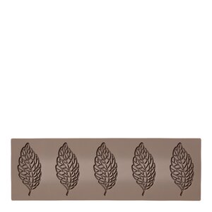 Blomsterbergs Bakform Tuile form blad för 4-pack latte