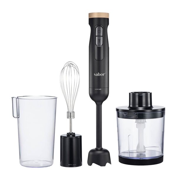 Sabor Ultimate stavmixer 1000W 0,5/0,6 L svart/klar