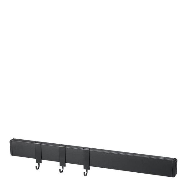 Dorre Maggie magnetlist med 3 krokar 40 cm svart